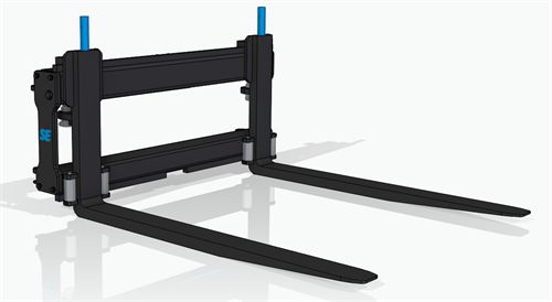 L40/L45- Hydrauliskt Gaffelställ#5 Ton, 1500/1500mm, Inbyggd